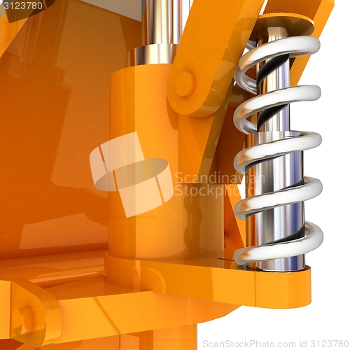 Image of Abstract engineering assembly