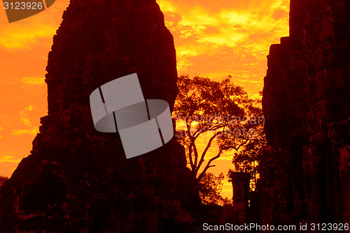 Image of ASIA CAMBODIA ANGKOR ANGKOR THOM