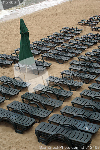Image of Beds on the beach