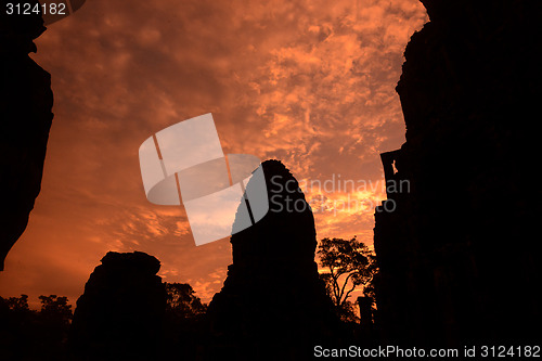 Image of ASIA CAMBODIA ANGKOR ANGKOR THOM