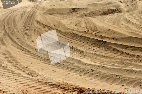 Image of Tracks in the sand