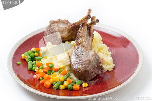 Image of Lamb chops meal