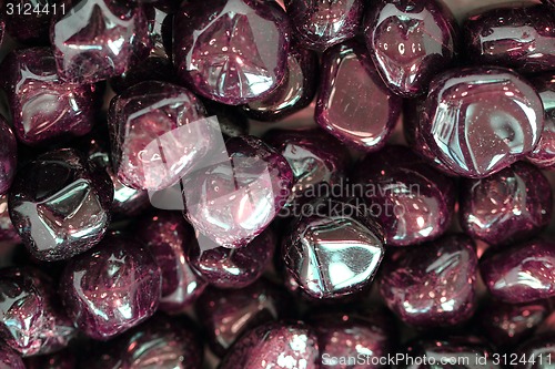 Image of red garnets gems