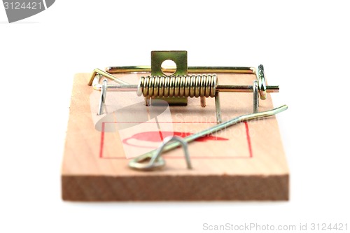 Image of mouse trap isolated 