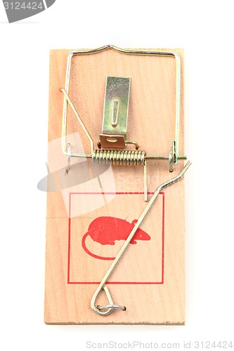 Image of mouse trap isolated 