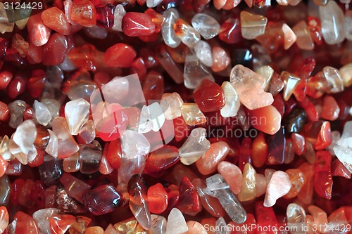 Image of abstract red mineral texture 