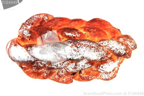 Image of traditional czech christmas twist bread 