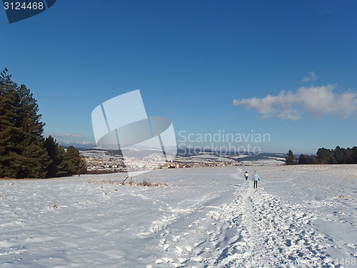 Image of Hiking in winter