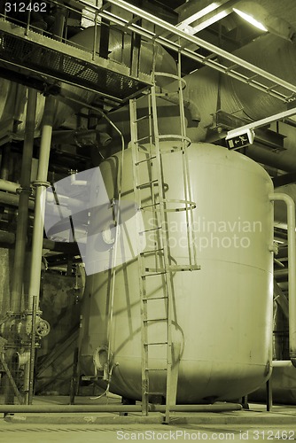 Image of Pipes inside energy plant