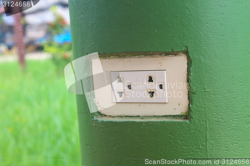 Image of plug the power electrical