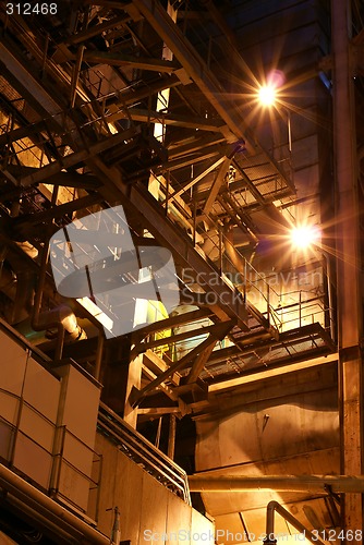 Image of Pipes inside energy plant