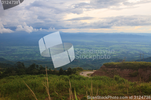 Image of fields in the mountains