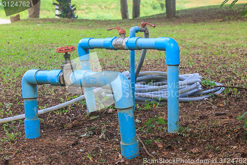 Image of old and rusty  valve