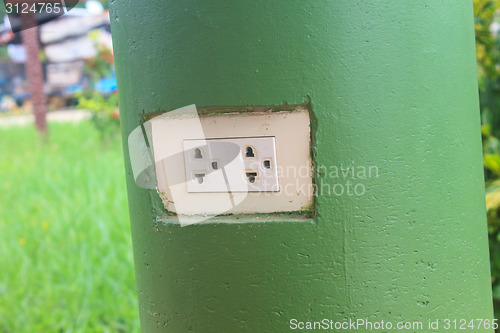 Image of plug the power electrical