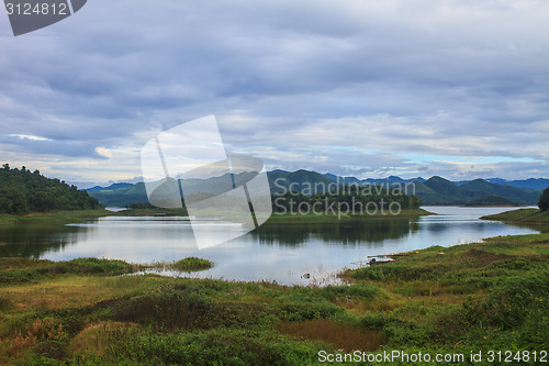 Image of Views over the reservoir Kaengkrachan dam