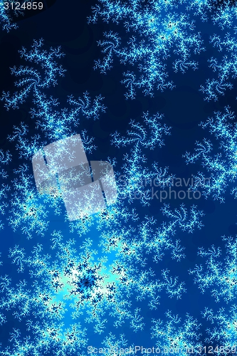 Image of Dark Blue Fractal