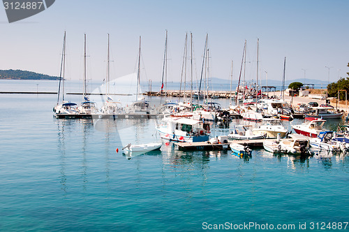 Image of small coastal town of Greek