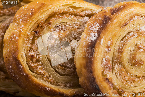 Image of Puff pastry cookies with apple and cinnamon