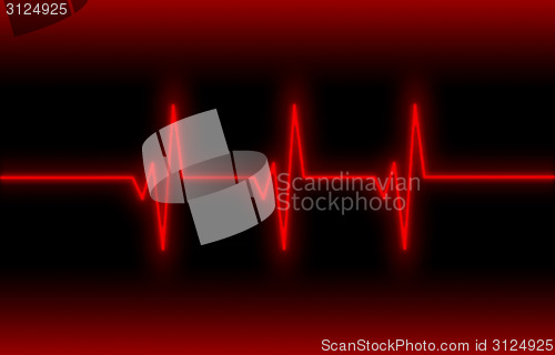 Image of Electrocardiogram - Concept of healthcare