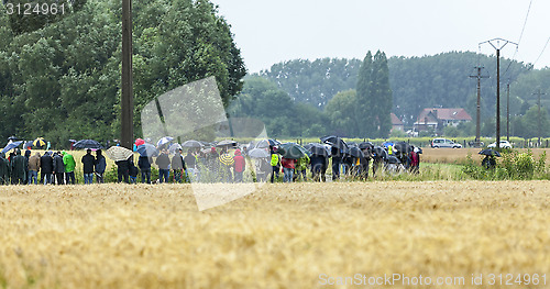 Image of Fans of Le Tour de France 