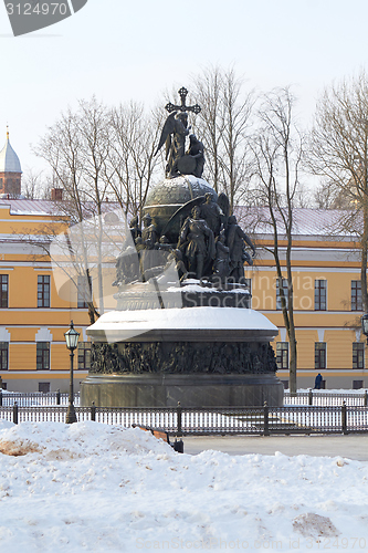 Image of monument Millennium of christening Russia, Veliky Novgorod