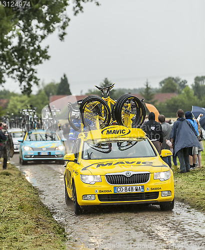 Image of Mavic Car on a Muddy Road