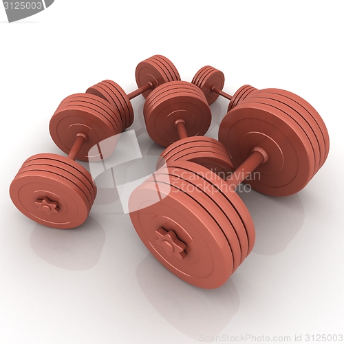 Image of Fitness dumbbells