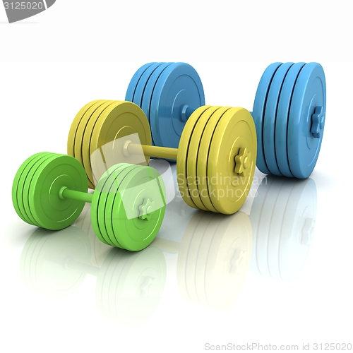 Image of Fitness dumbbells