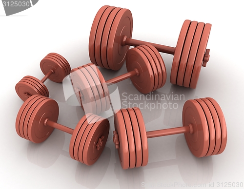 Image of Fitness dumbbells