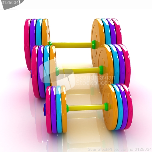 Image of Fitness dumbbells