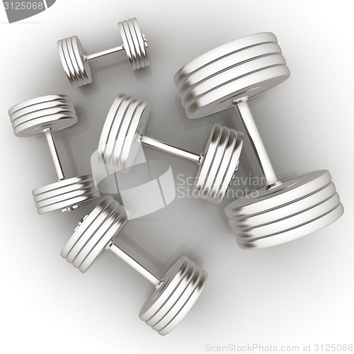 Image of Fitness dumbbells