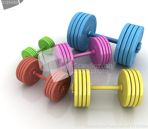 Image of Fitness dumbbells