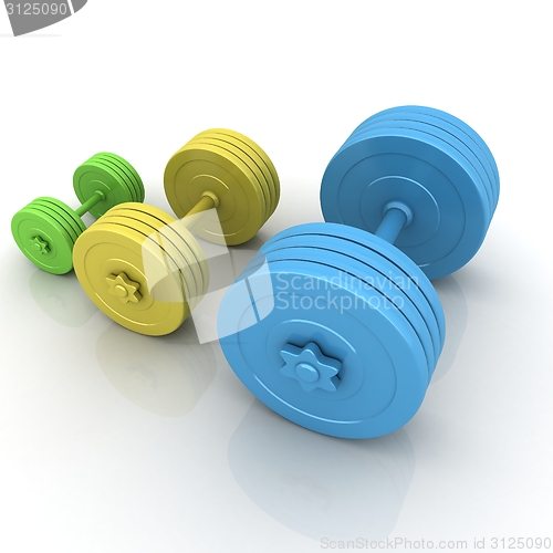 Image of Fitness dumbbells