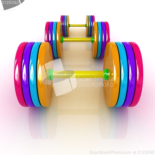 Image of Fitness dumbbells