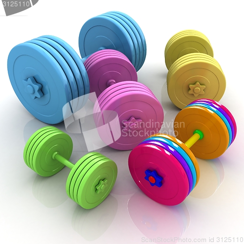 Image of Fitness dumbbells