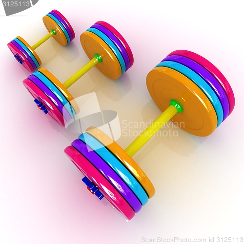 Image of Fitness dumbbells