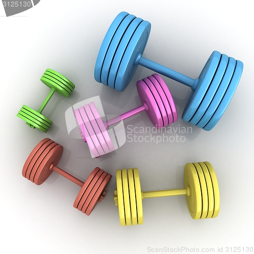 Image of Fitness dumbbells