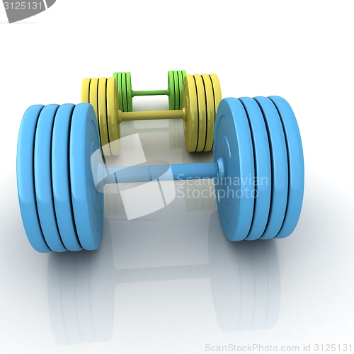 Image of Fitness dumbbells