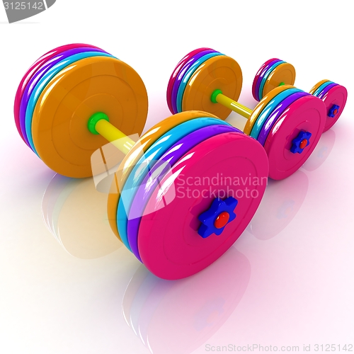 Image of Fitness dumbbells