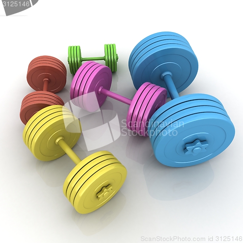 Image of Fitness dumbbells