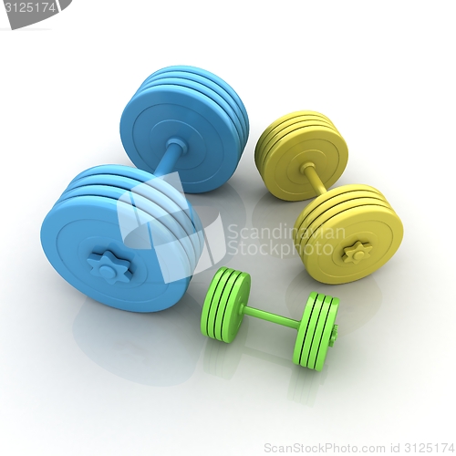 Image of Fitness dumbbells