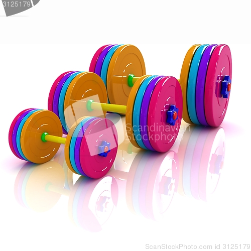 Image of Fitness dumbbells