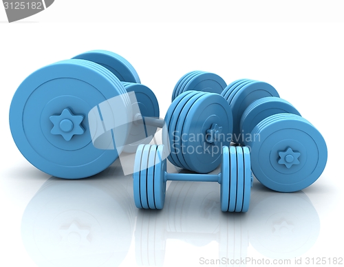 Image of Fitness dumbbells