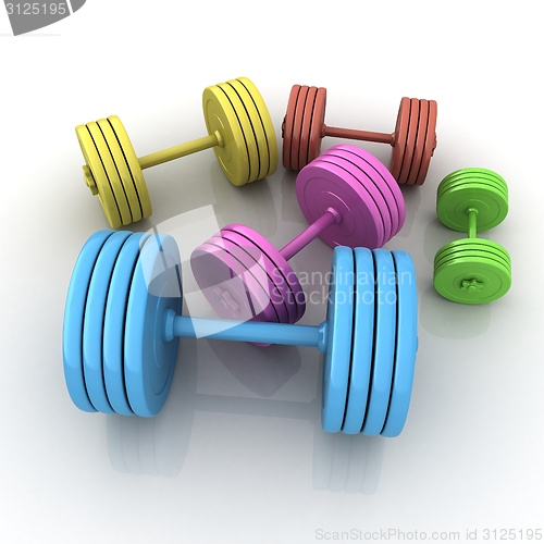 Image of Fitness dumbbells