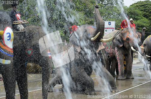 Image of ASIA THAILAND AYUTTHAYA SONGKRAN FESTIVAL