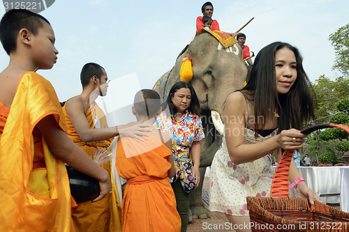 Image of ASIA THAILAND AYUTTHAYA SONGKRAN FESTIVAL