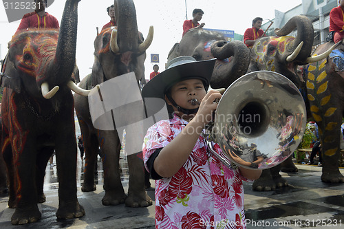 Image of ASIA THAILAND AYUTTHAYA SONGKRAN FESTIVAL