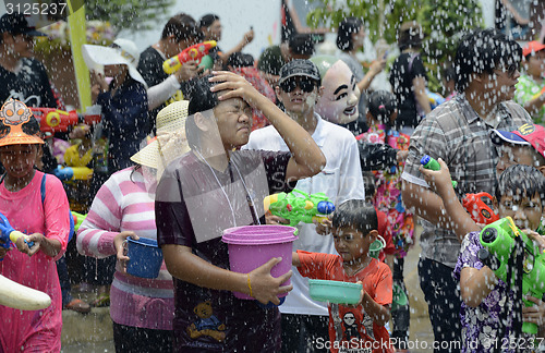 Image of ASIA THAILAND AYUTTHAYA SONGKRAN FESTIVAL