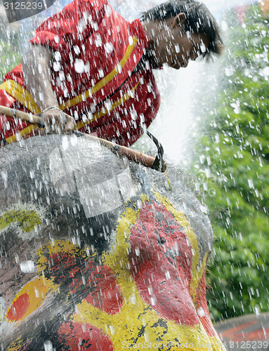 Image of ASIA THAILAND AYUTTHAYA SONGKRAN FESTIVAL