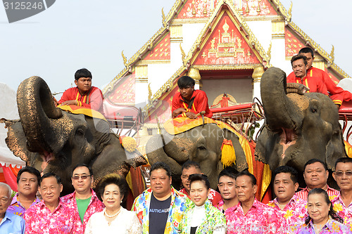 Image of ASIA THAILAND AYUTTHAYA SONGKRAN FESTIVAL